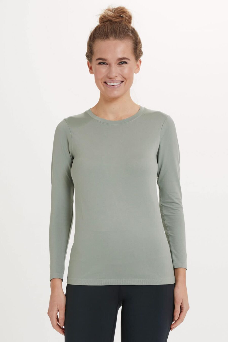 Athlecia Julee Long-Sleeved T-Shirt, Shadow