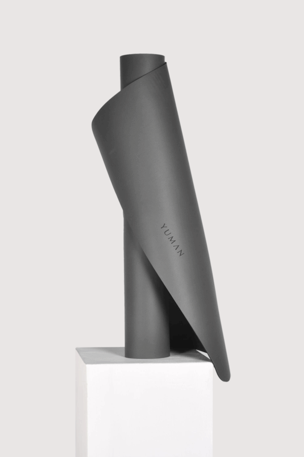 Yuman Yoga Mat Origin 4mm Guides Engraved, Stone