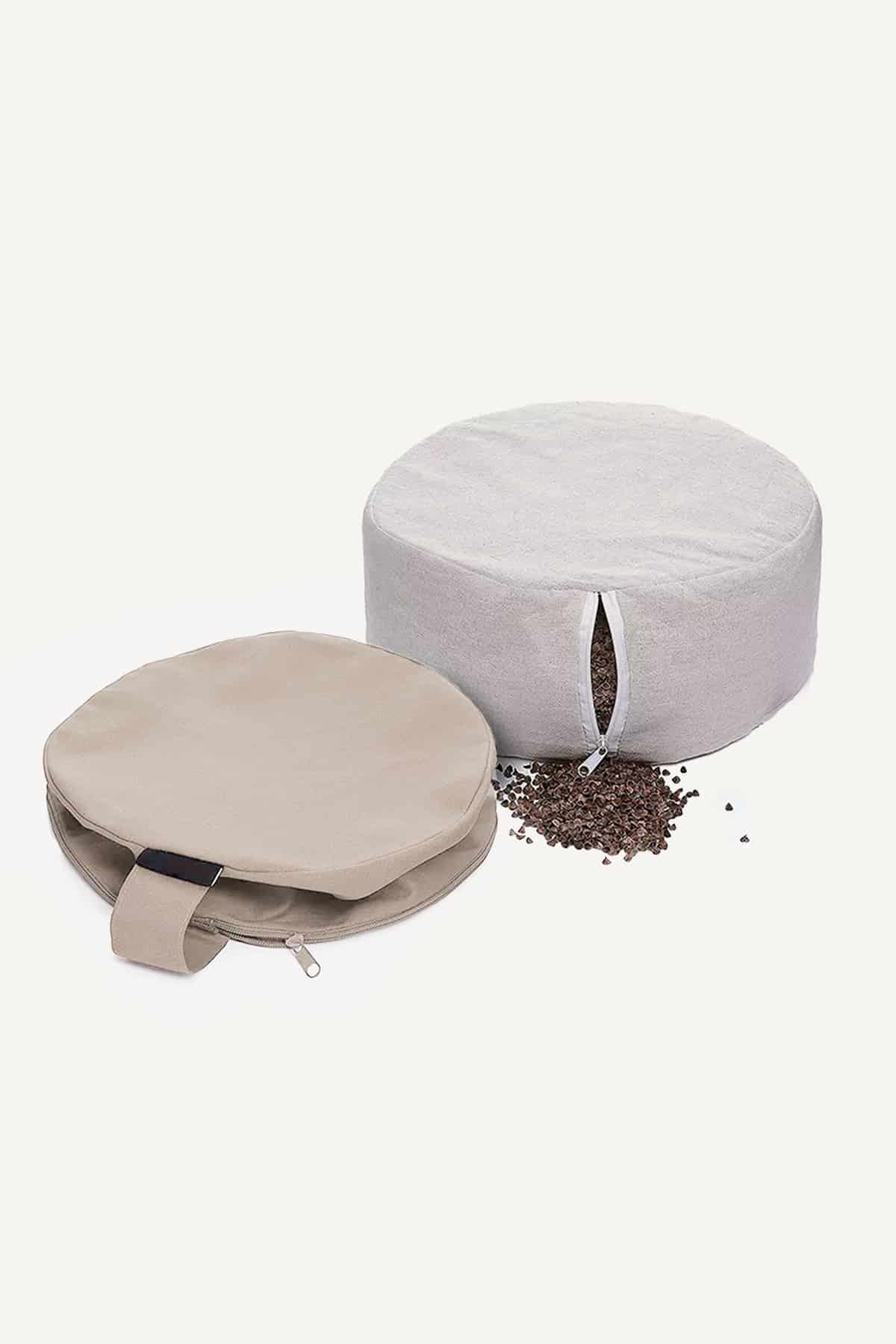 Yuman Meditation Pillow, Sand - Image 2