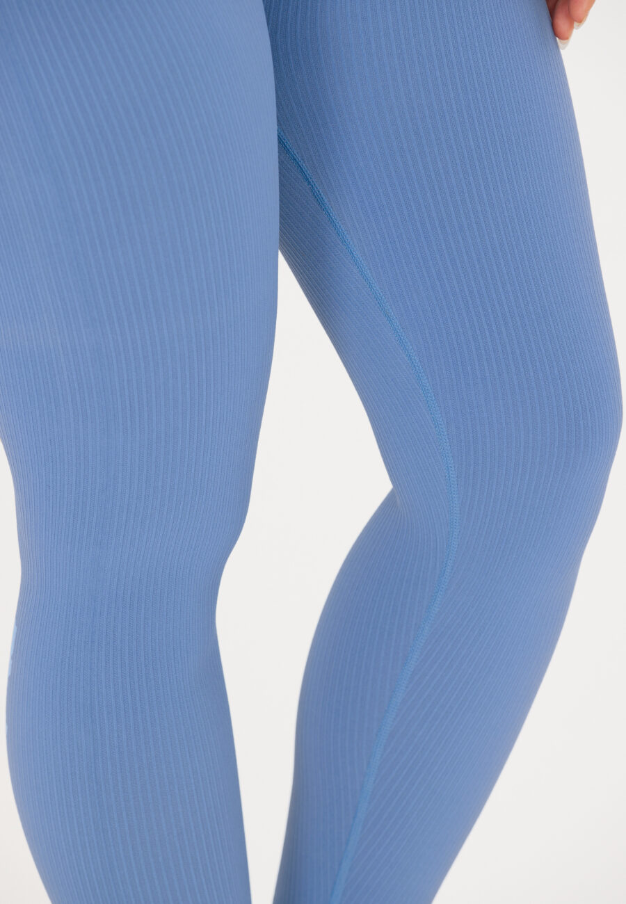 Athlecia Aideny Seamless Rib Leggings, Ebb and Flow - Image 7