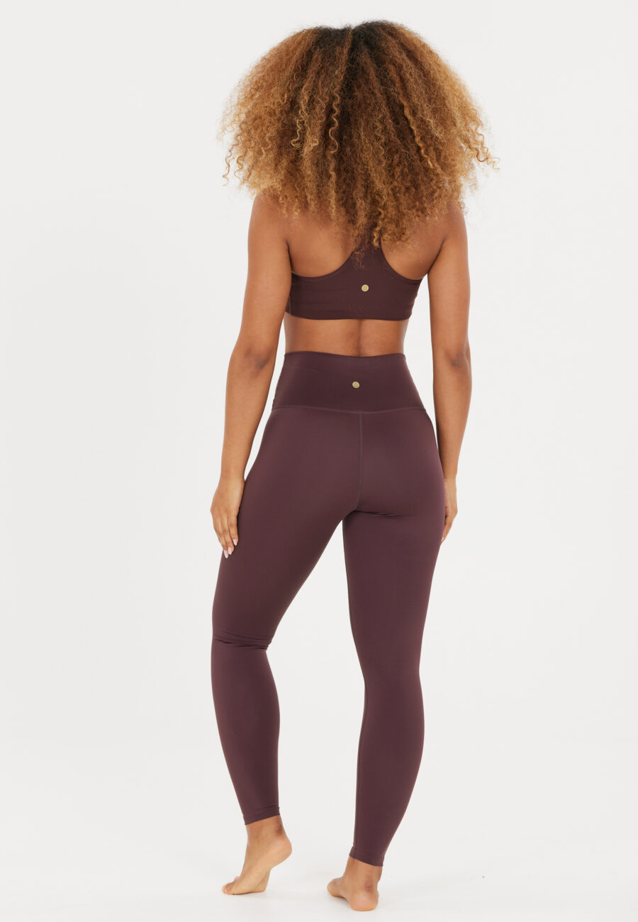 Athlecia Franz High Waist Leggings, Fudge - Image 8