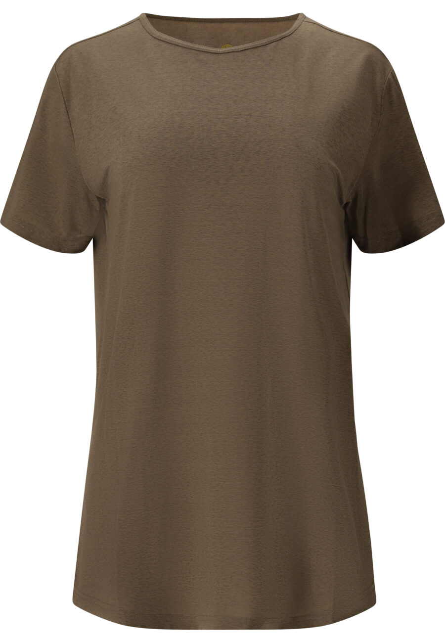 Athlecia Lizzy Stylish Slub Short Sleeve Tee, Falcon - Image 2