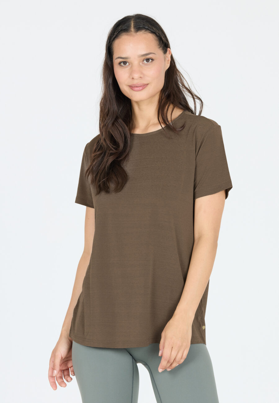 Athlecia Lizzy Stylish Slub Short Sleeve Tee, Falcon