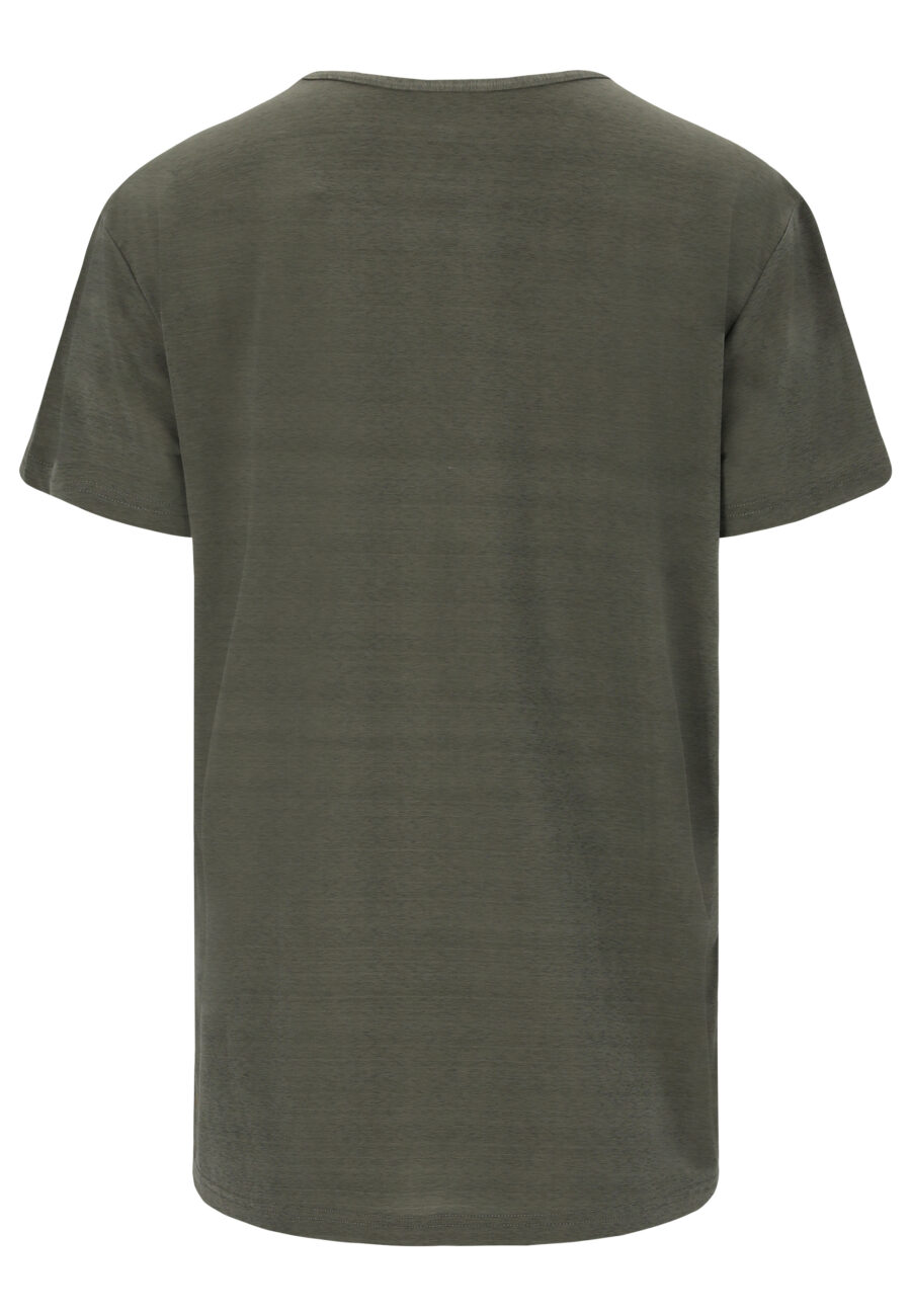 Athlecia Lizzy Stylish Slub Short Sleeve Tee, Desert Green - Image 3