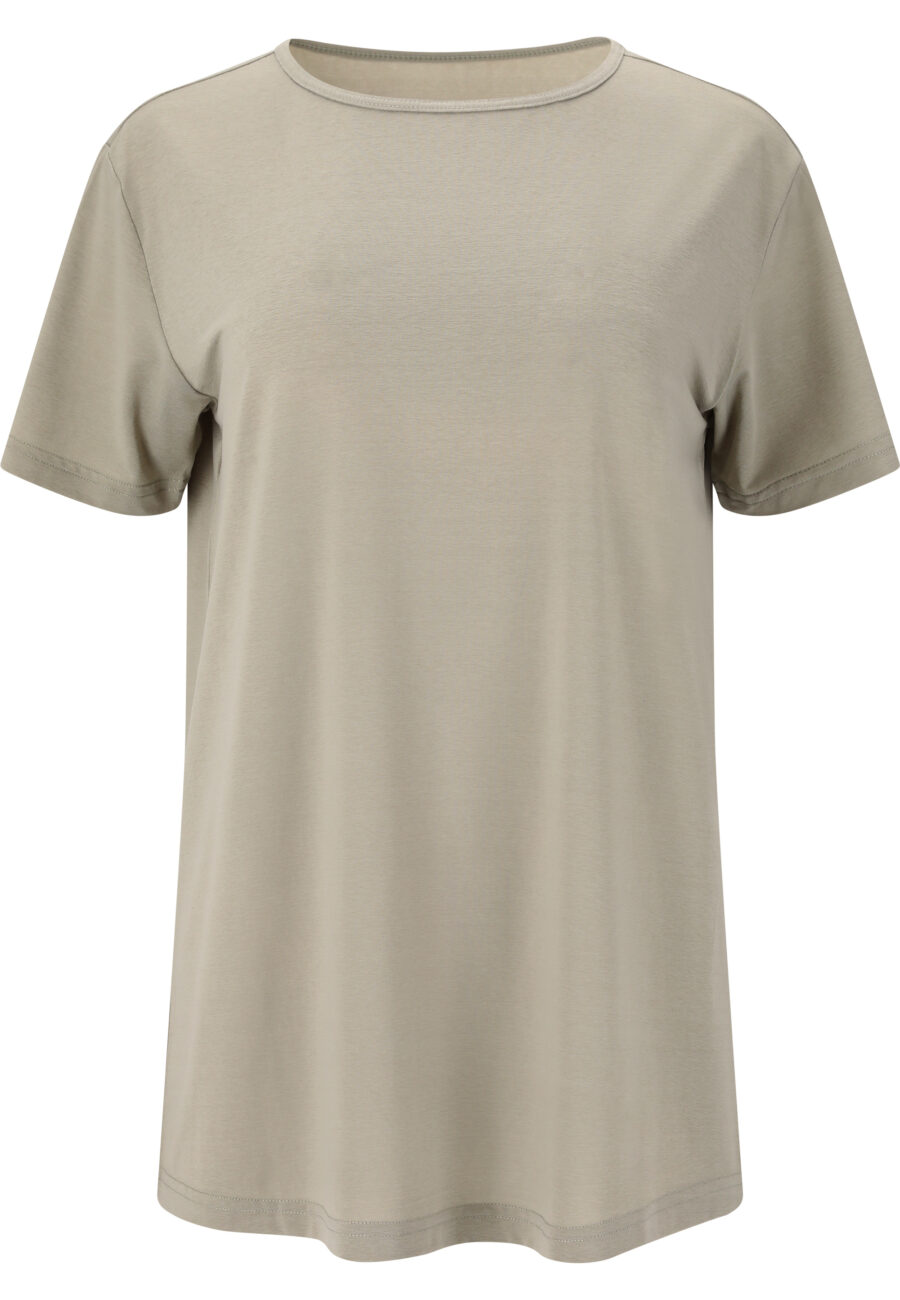 Athlecia Lizzy Stylish Slub Short Sleeve Tee, Forest Fog - Image 10