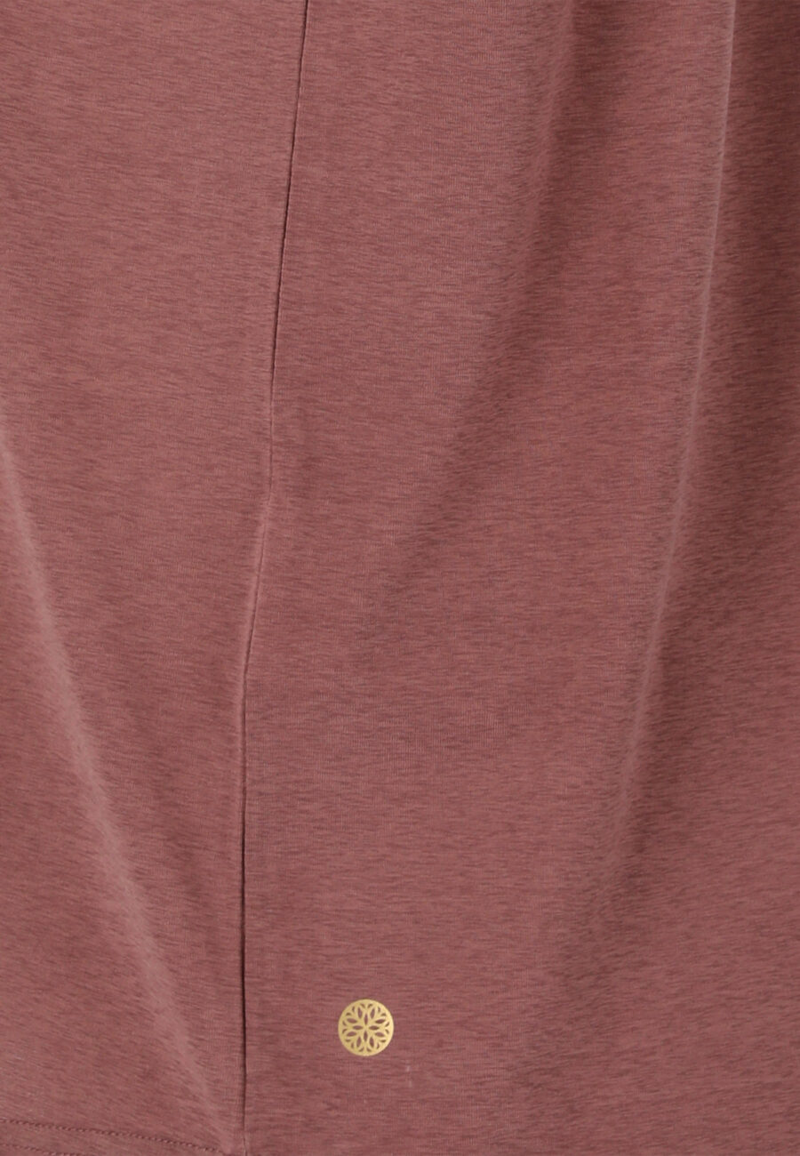 Athlecia Lizzy Stylish Slub Short Sleeve Tee, Rose Taupe - Image 4