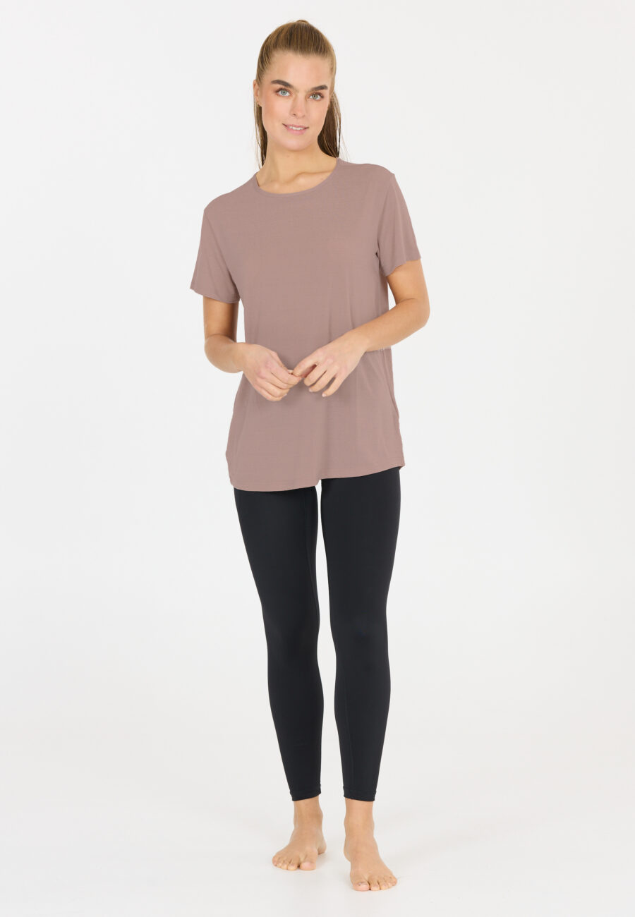Athlecia Lizzy Stylish Slub Short Sleeve Tee, Sphinxsand - Image 7