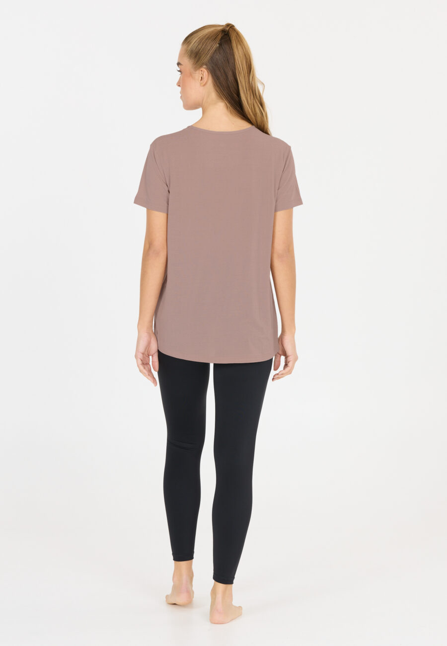 Athlecia Lizzy Stylish Slub Short Sleeve Tee, Sphinxsand - Image 8