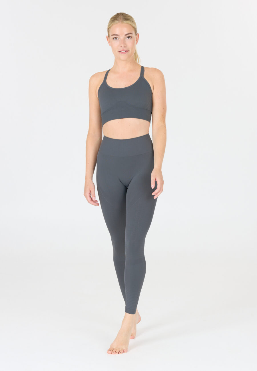 Athlecia Nagar Comfortable Seamless Leggings, Ombre Blue - Image 5