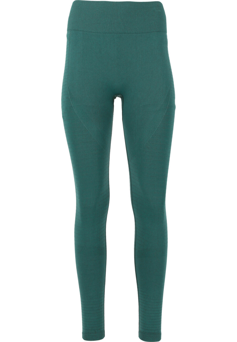 Athlecia Nagar Comfortable Seamless Leggings, Mallard Green - Image 2