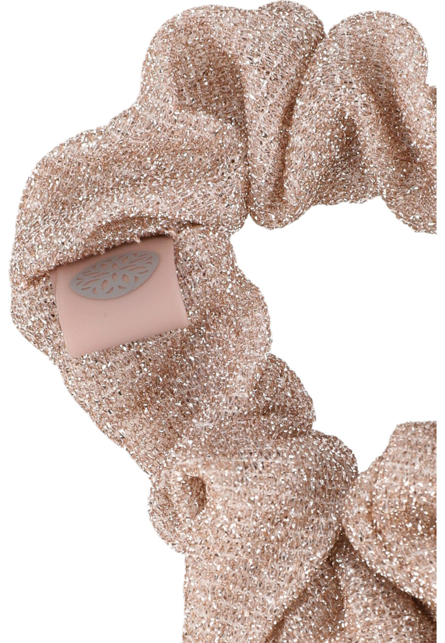 Athlecia Rabia Glitter Scrunchie Hair Accessory, Deauville Mauve - Image 2
