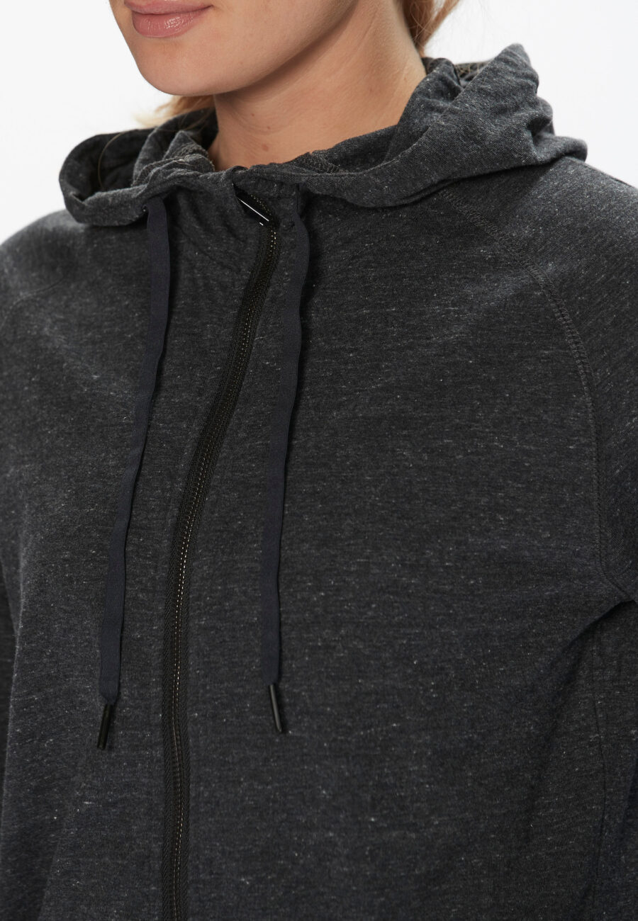 Athlecia Chestine Melange Hoodie Sweatshirt, Dark Grey Melange - Image 5