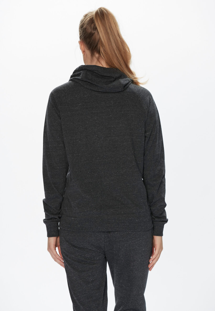 Athlecia Chestine Melange Hoodie Sweatshirt, Dark Grey Melange - Image 10