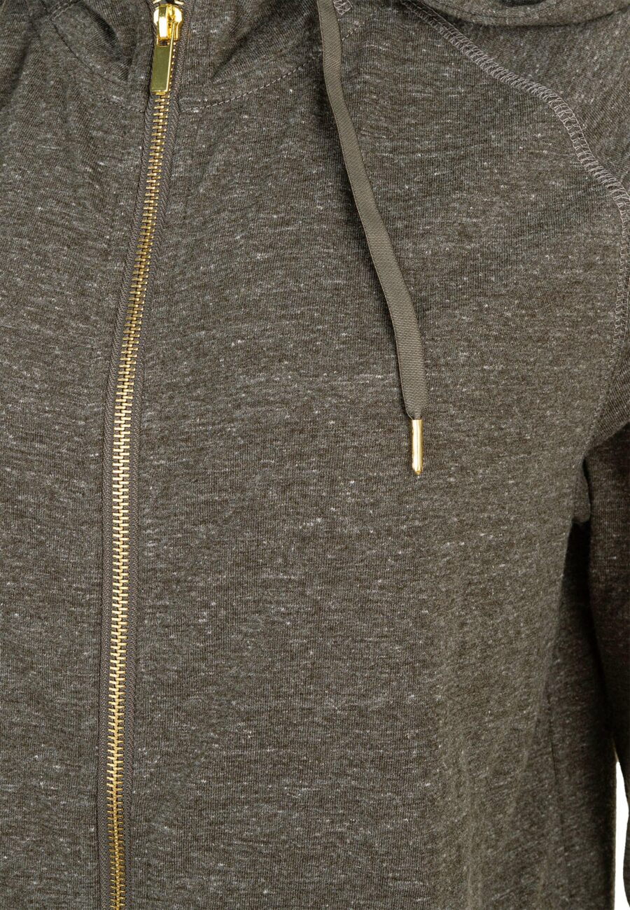 Athlecia Chestine Melange Hoodie Sweatshirt, Olive - Image 4