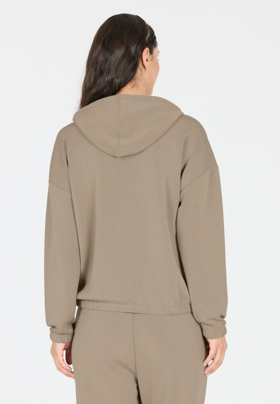 Athlecia Namier Soft Touch Hoody, Vintage Khaki - Image 8