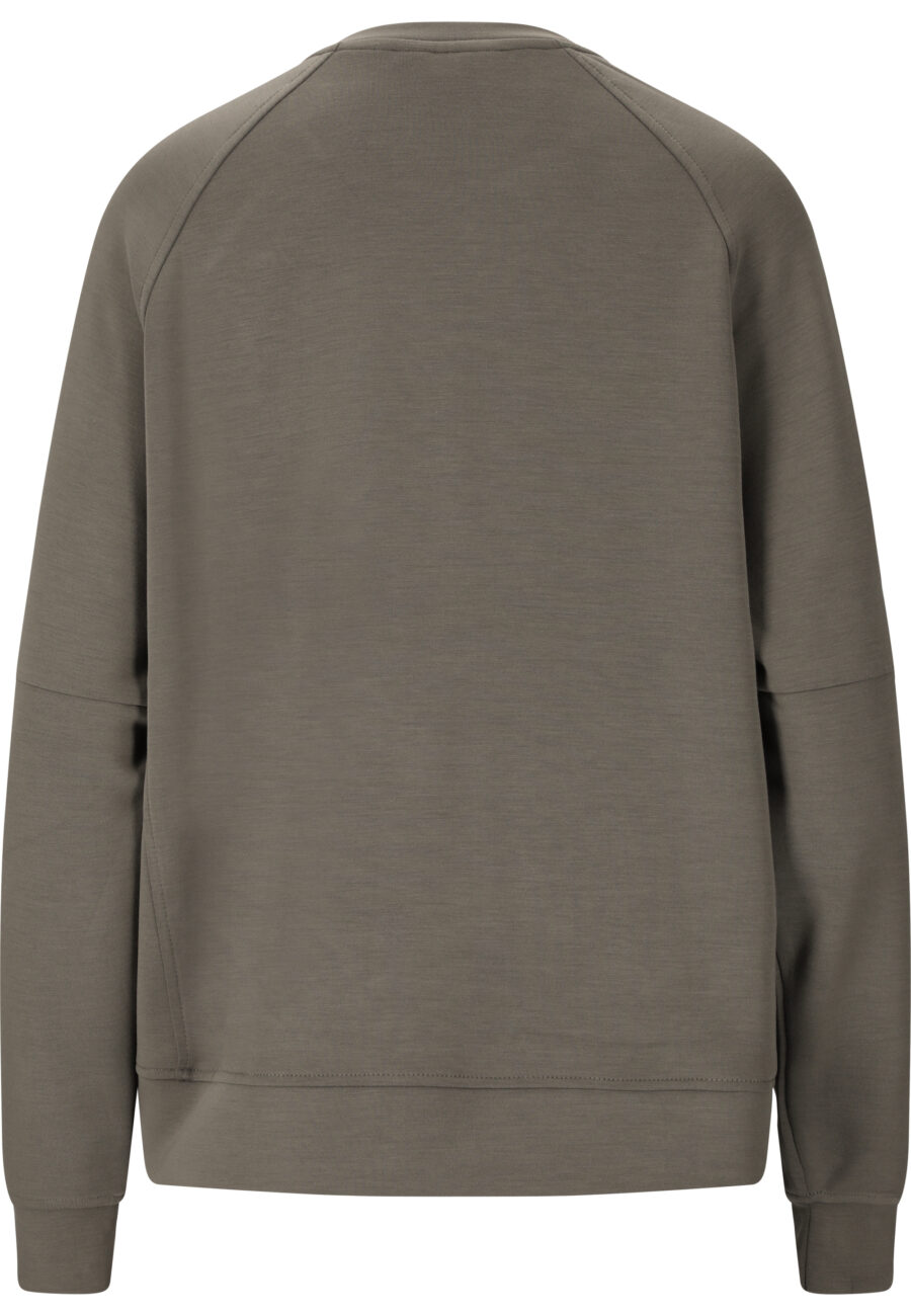 Athlecia Jacey Crew Neck Sweatshirt, Gunmetal - Image 3