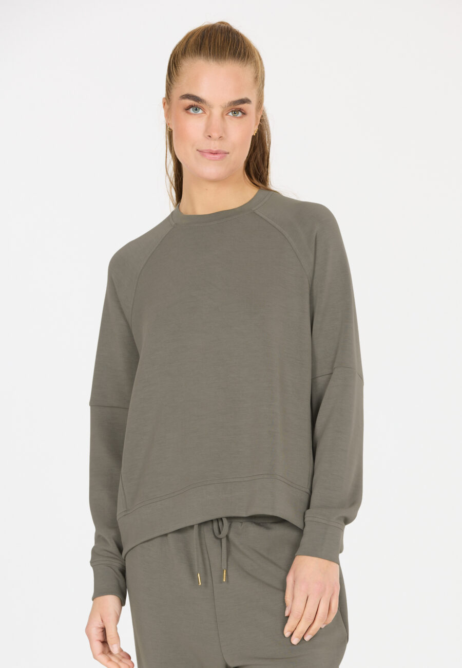 Athlecia Jacey Crew Neck Sweatshirt, Gunmetal