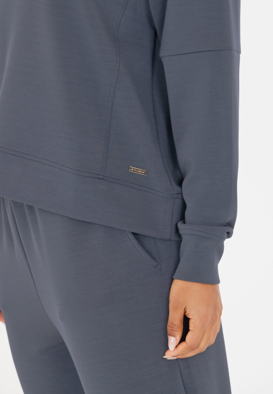 Athlecia Jacey Crew Neck Sweatshirt, Ombre Blue - Image 6