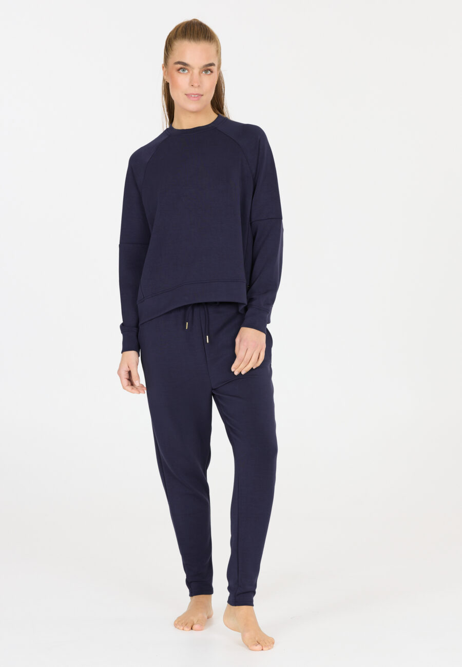 Athlecia Jacey Crew Neck Sweatshirt, Eclipse - Image 7