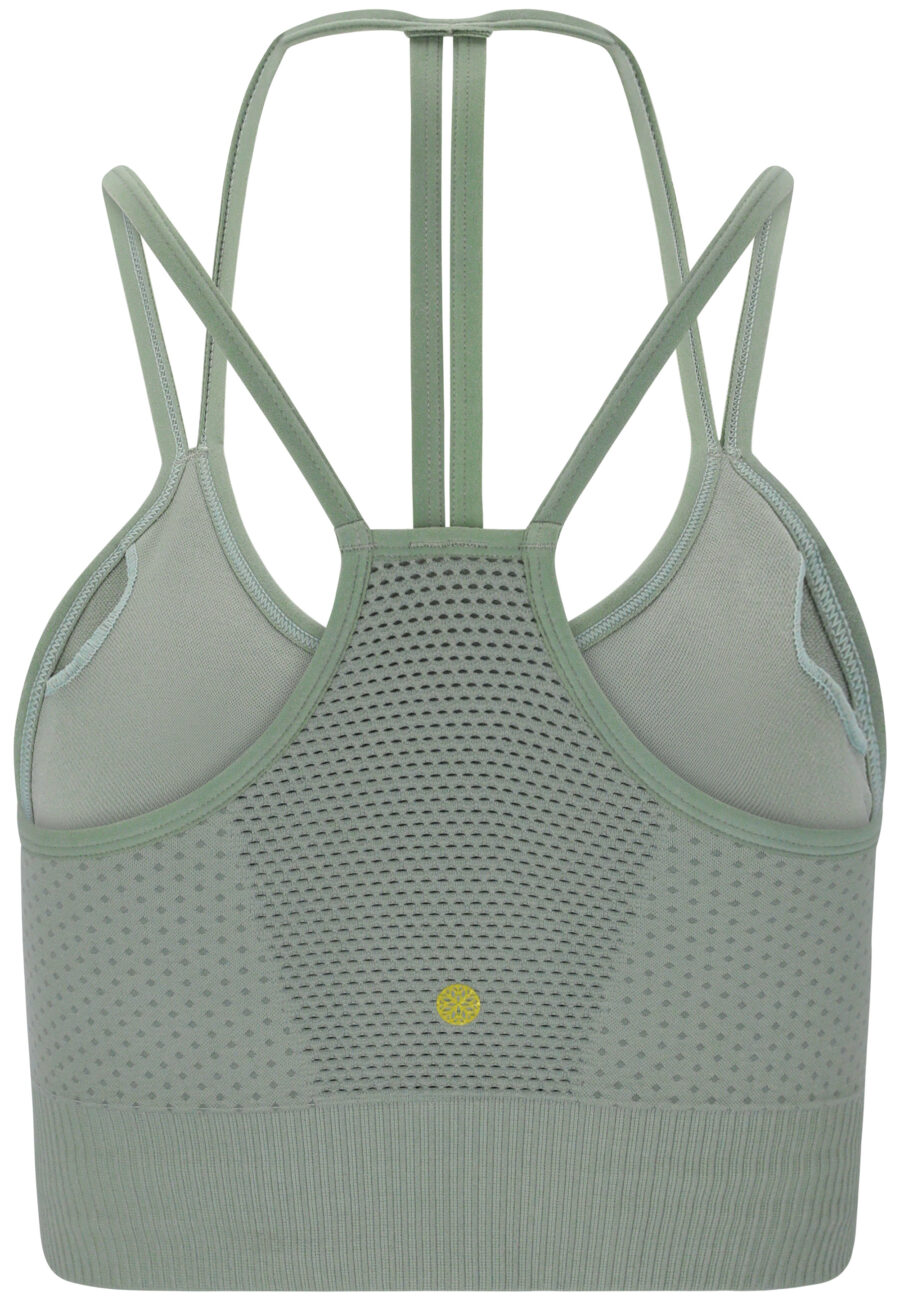Athlecia Flowee W Seamless Sports Bra, Dusty Teal - Image 3