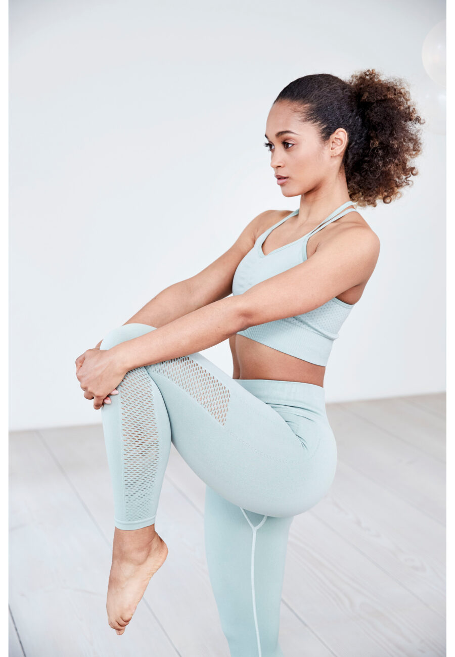 Athlecia Flowee W Seamless Sports Bra, Dusty Teal - Image 12