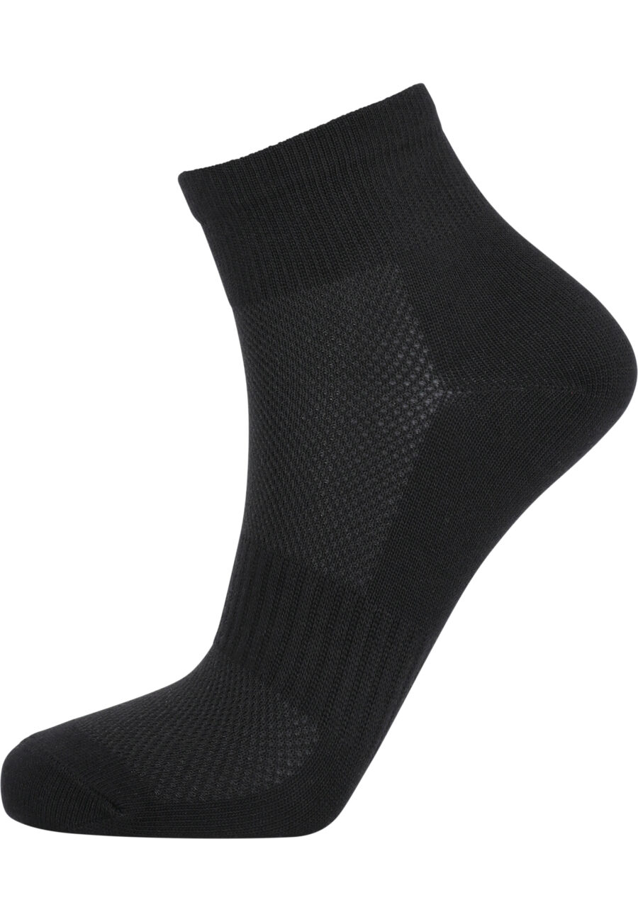 Athlecia Comfort-Mesh Eco-Friendly Sock Pack, Black