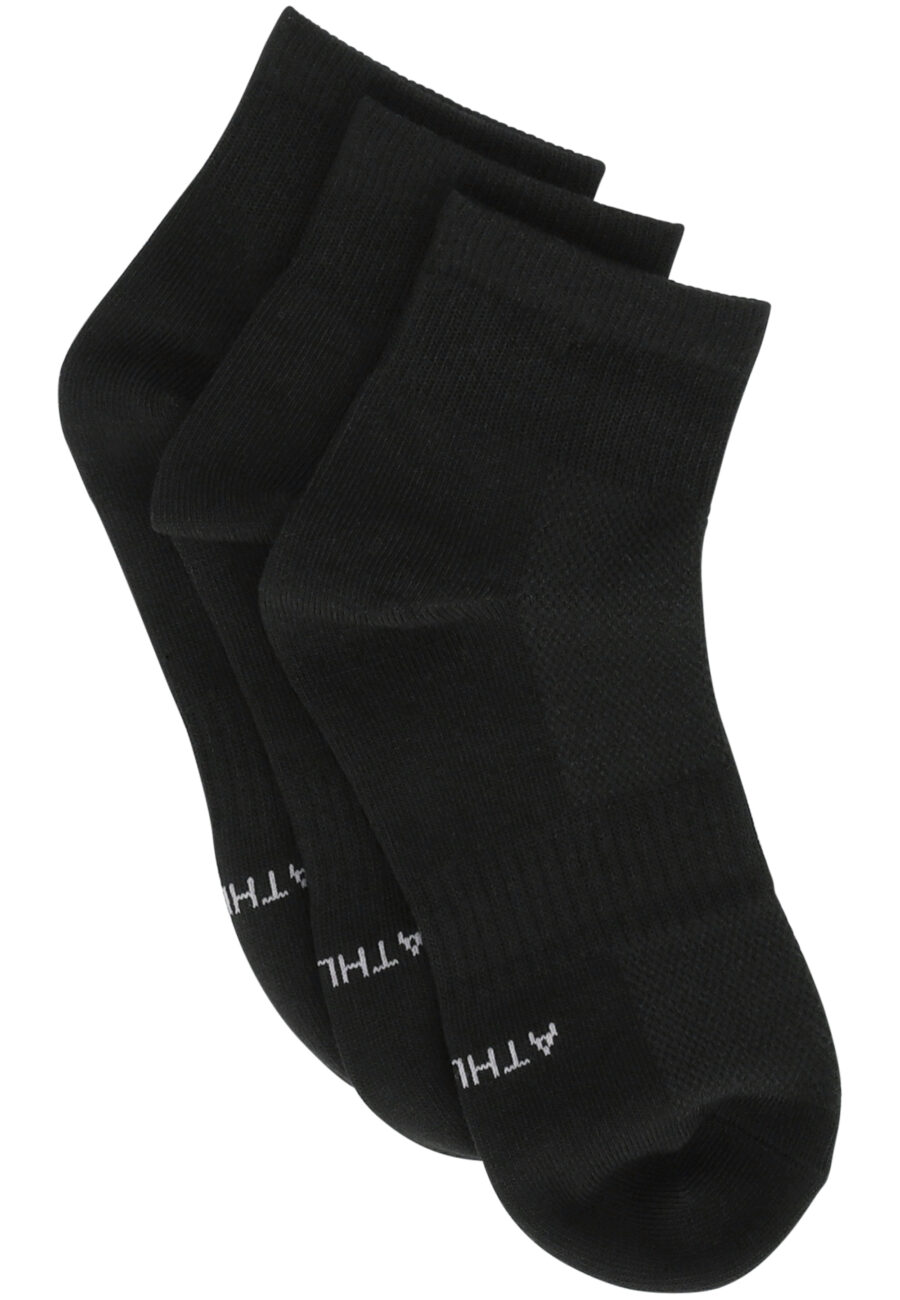 Athlecia Comfort-Mesh Eco-Friendly Sock Pack, Black - Image 4