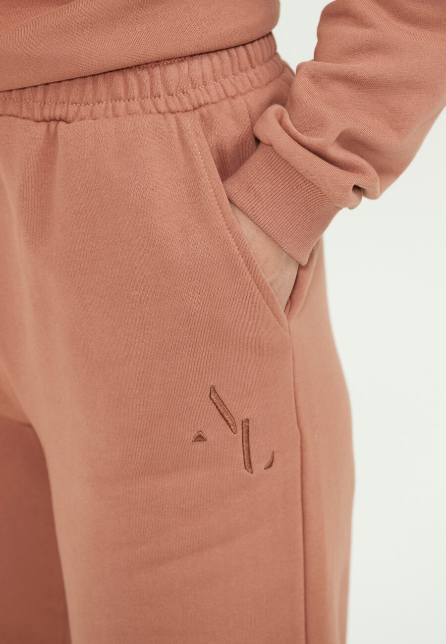 Athlecia Lia W Comfy Cotton Blend Leggings, Mocha Mousse - Image 2