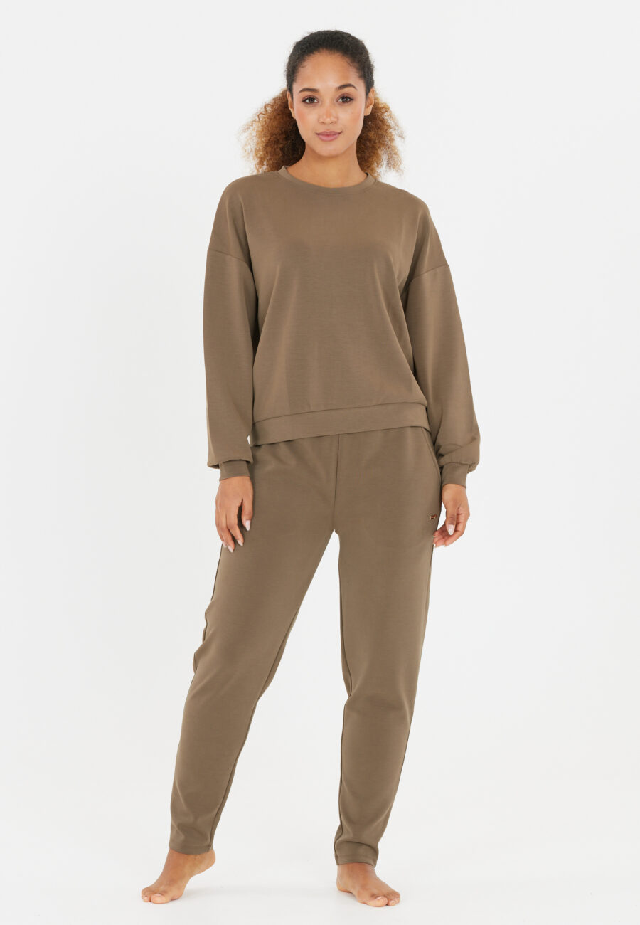 Athlecia Jillnana Women's Sweatpants, Walnut - Image 2
