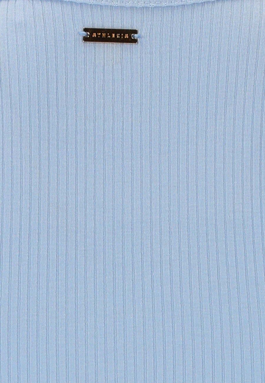 Athlecia Lankae Fitted Ribbed Top, Windsurfer - Image 9