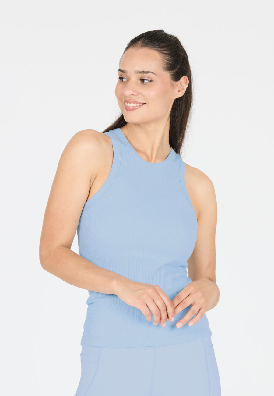 Athlecia Lankae Fitted Ribbed Top, Windsurfer