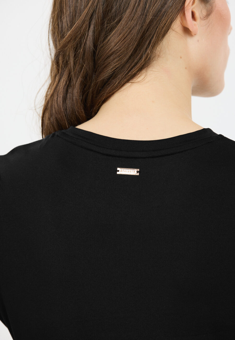 Athlecia Almi Long Sleeve Performance Tee, Black - Image 6