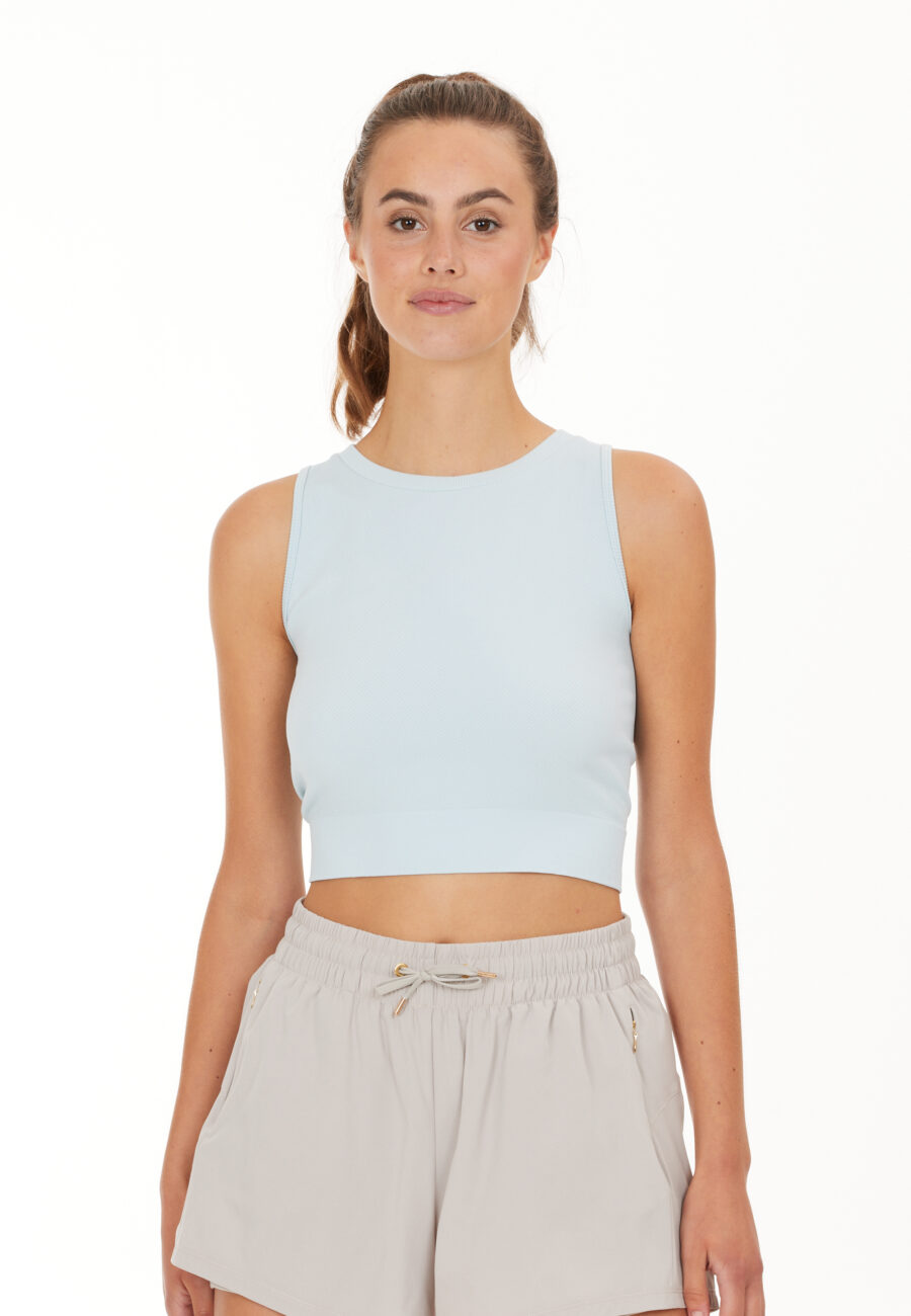 Athlecia Horigami W Seamless Cropped Top, Plein Air