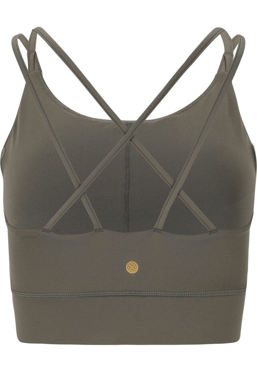 Athlecia Elli Sports Bra, Gunmetal - Image 3