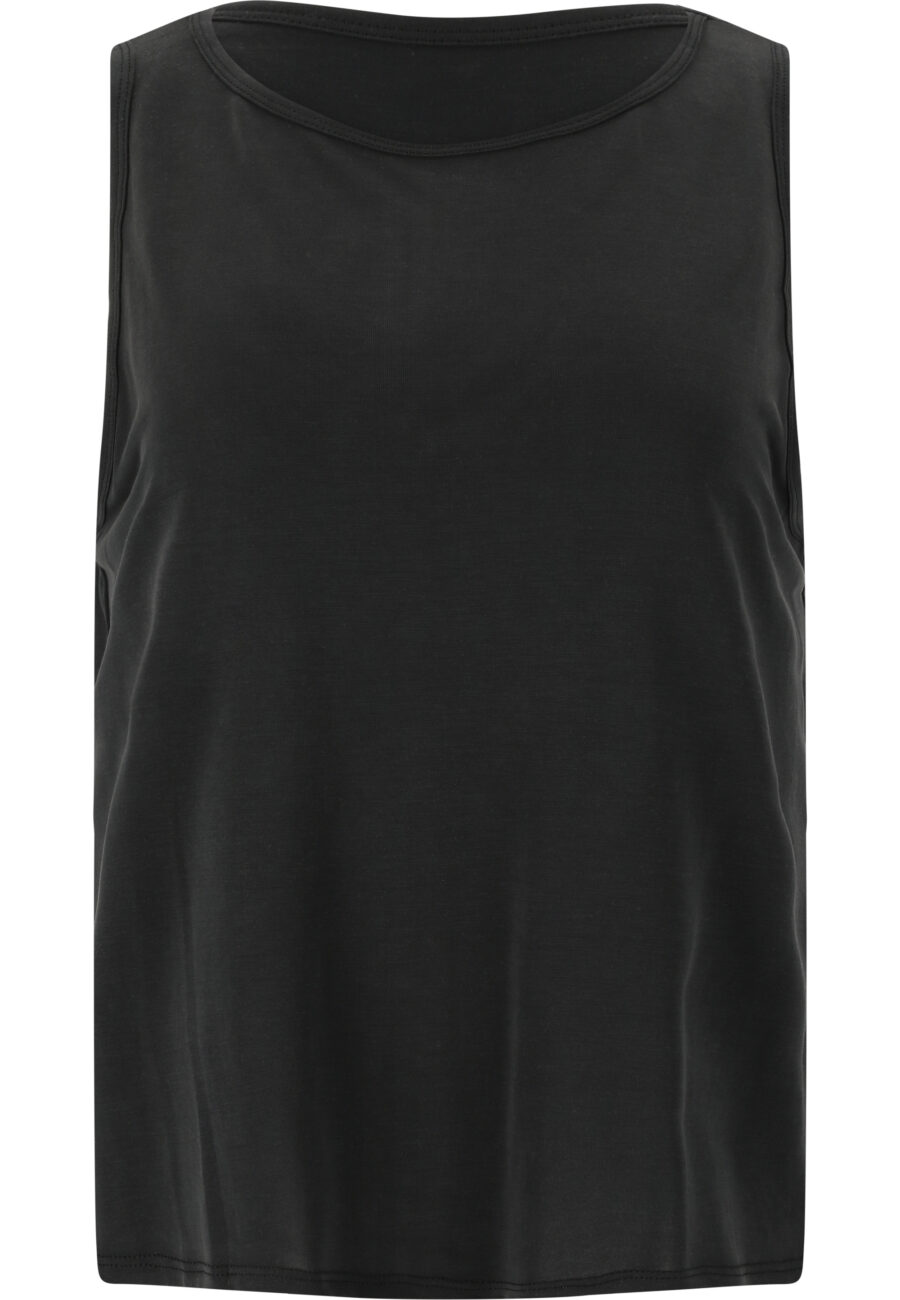 Athlecia Haze W Stylish Modal Blend Top, Black - Image 2