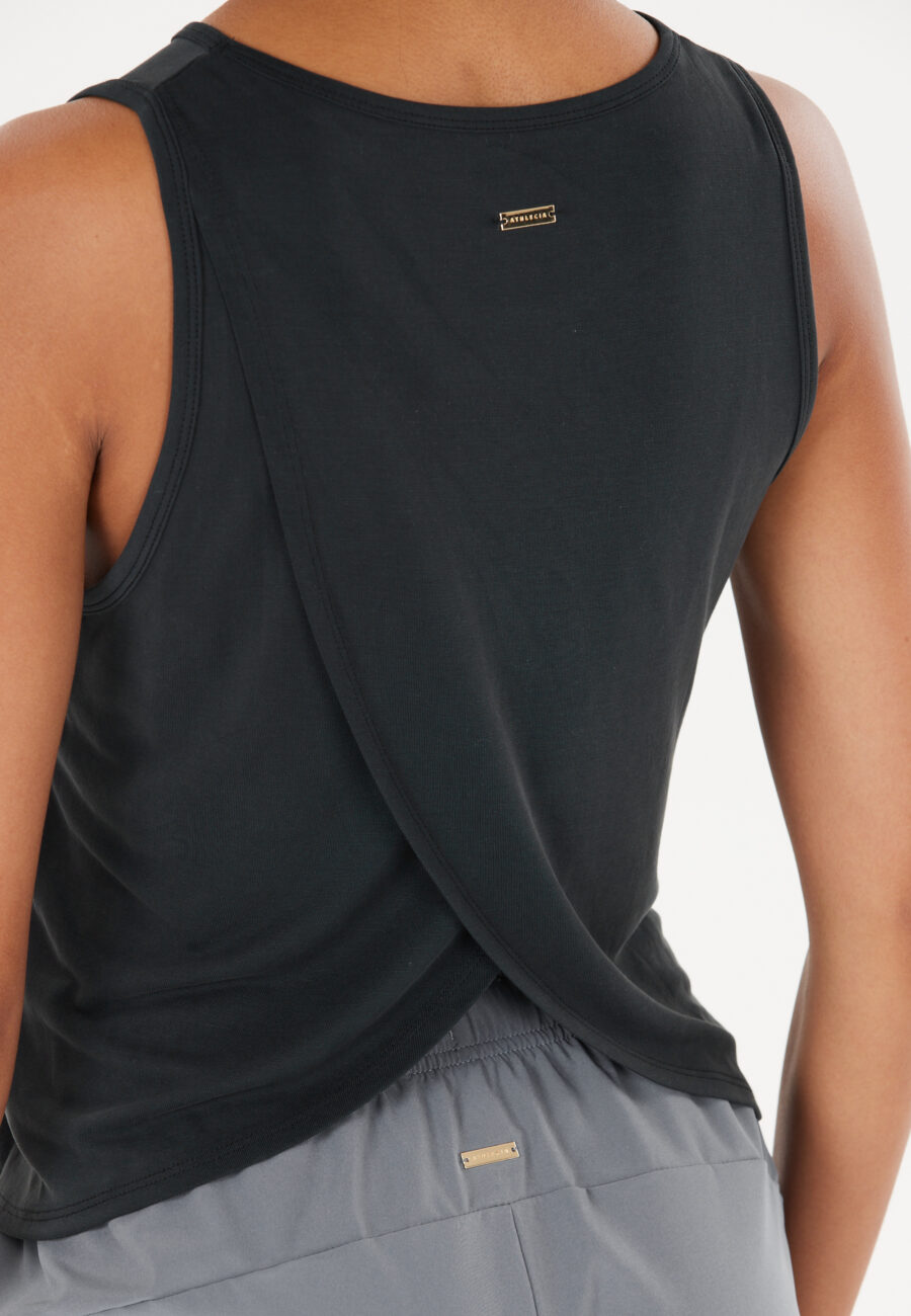 Athlecia Haze W Stylish Modal Blend Top, Black - Image 6
