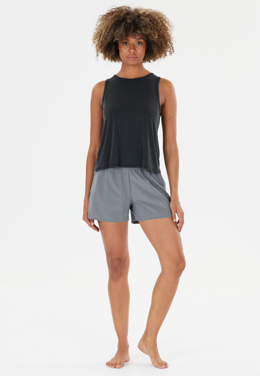 Athlecia Haze W Stylish Modal Blend Top, Black - Image 7