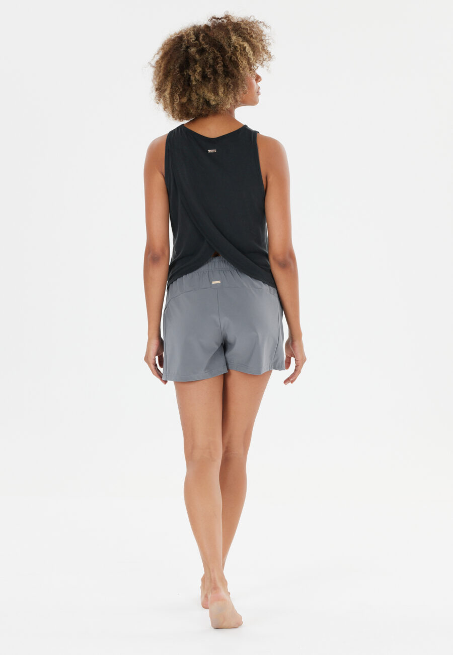 Athlecia Haze W Stylish Modal Blend Top, Black - Image 8