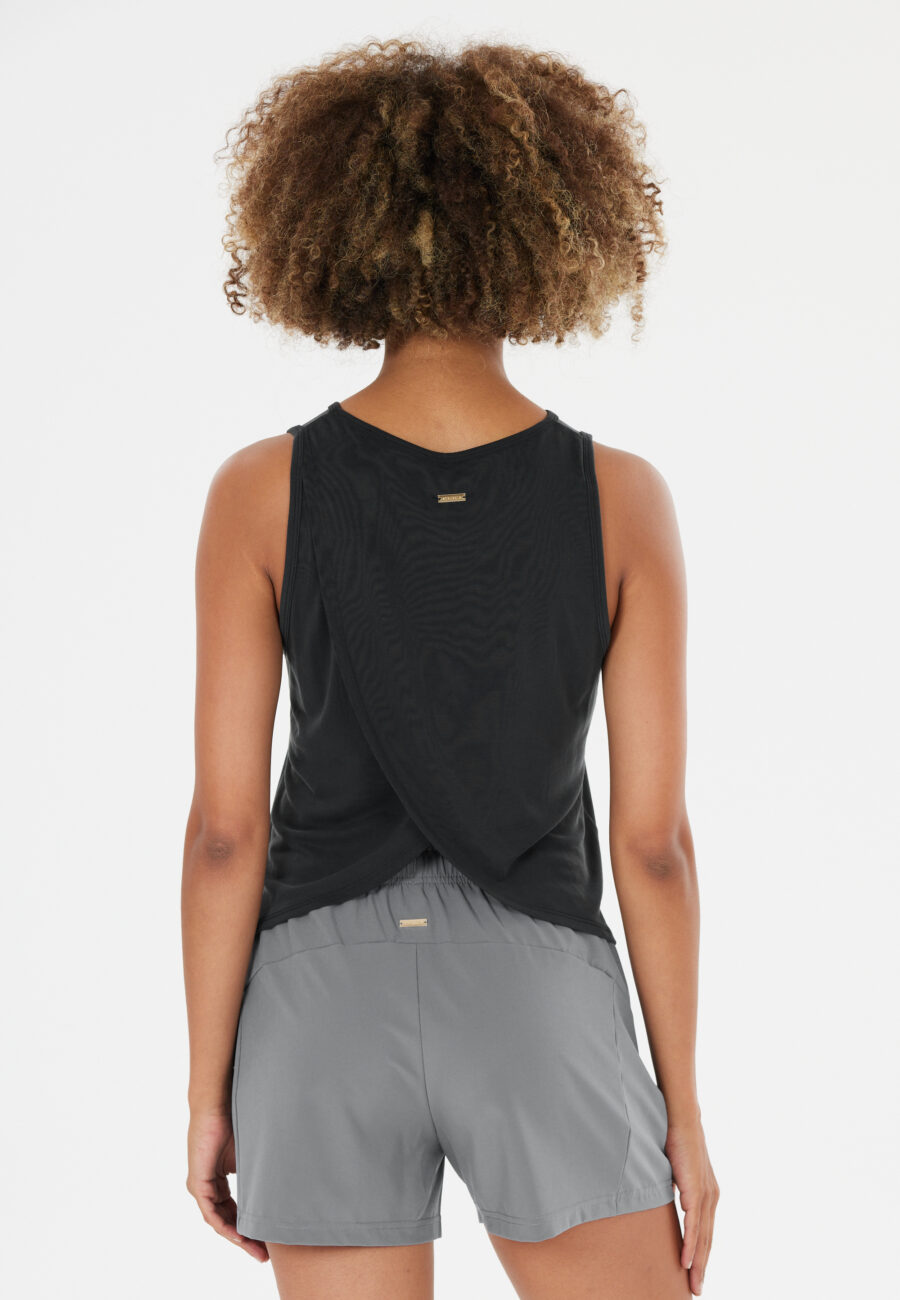 Athlecia Haze W Stylish Modal Blend Top, Black - Image 10