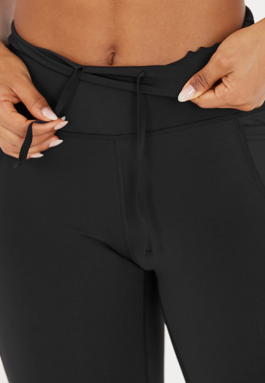 Athlecia Aliya High Waist Pocket Leggings, Black - Image 3