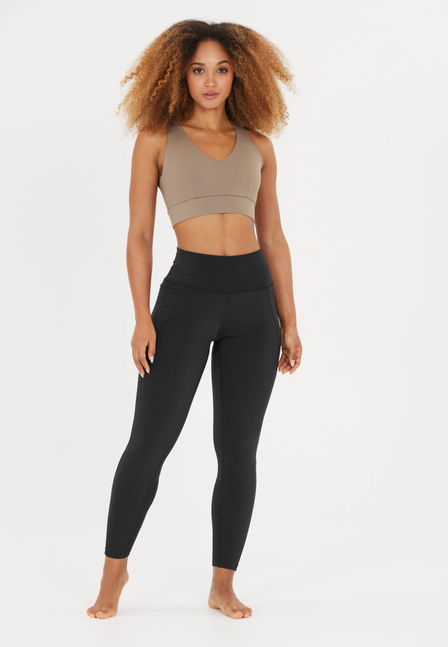 Athlecia Aliya High Waist Pocket Leggings, Black
