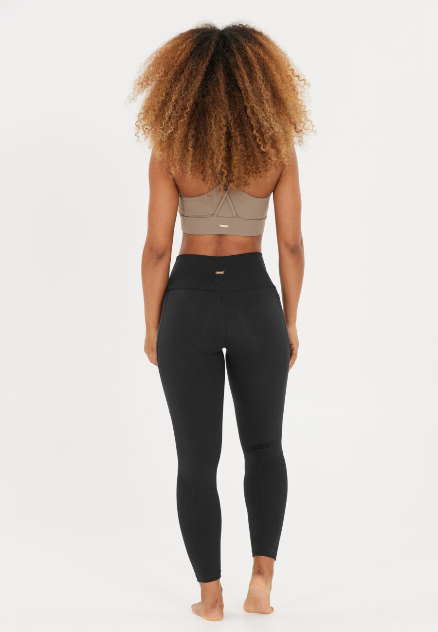Athlecia Aliya High Waist Pocket Leggings, Black - Image 5