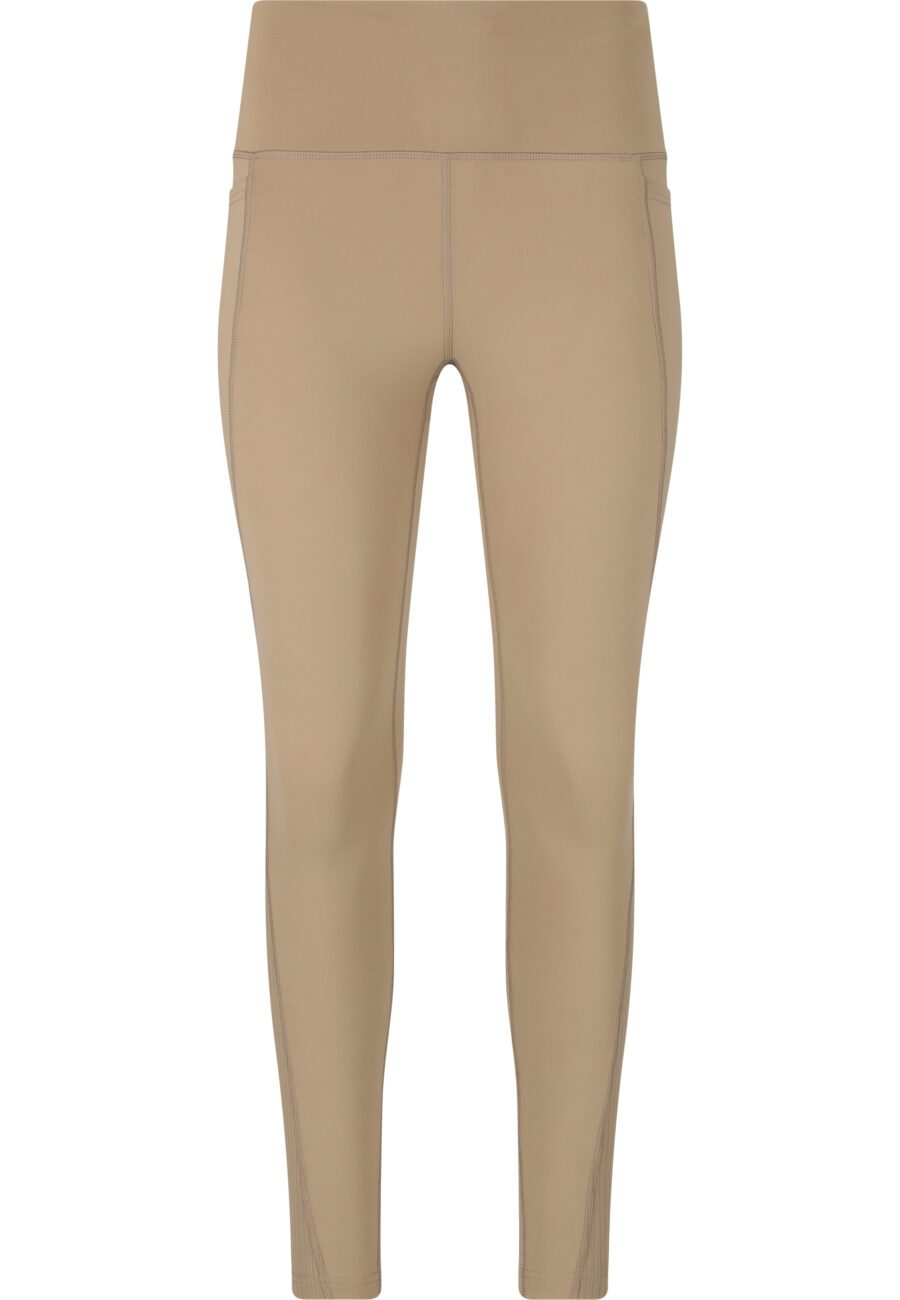 Athlecia Aliya High Waist Pocket Leggings, Roasted Cashew - Image 6
