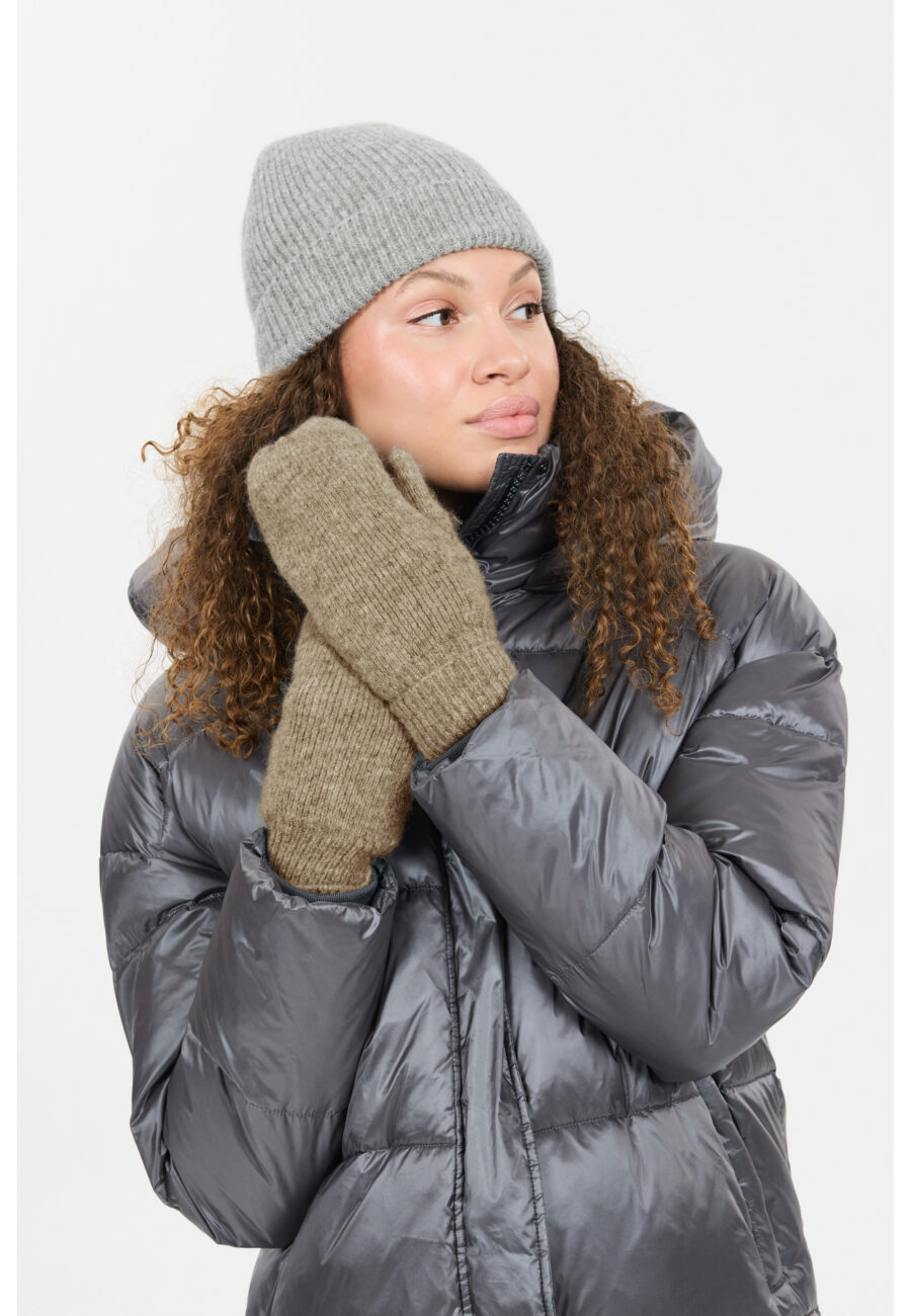 Athlecia Kotoko W Cozy Mittens, Walnut - Image 7