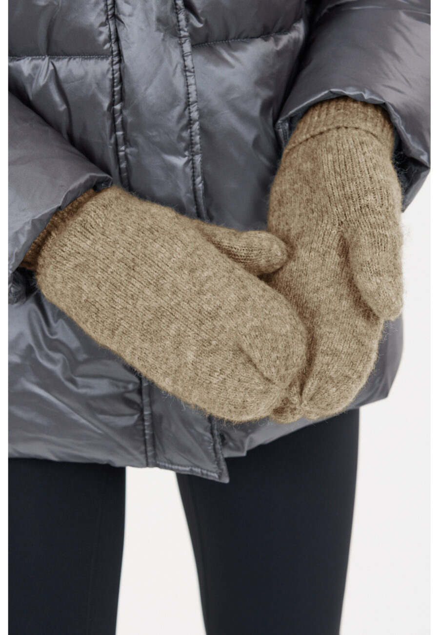 Athlecia Kotoko W Cozy Mittens, Walnut - Image 8