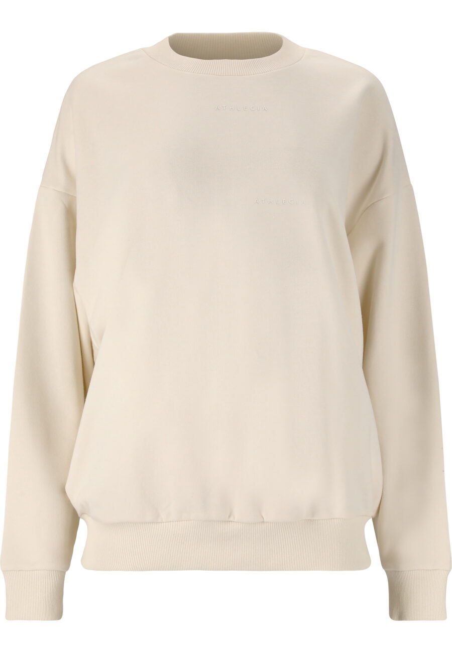 Athlecia Naomi W Crew Neck Sweatshirt, Whisper White - Image 2