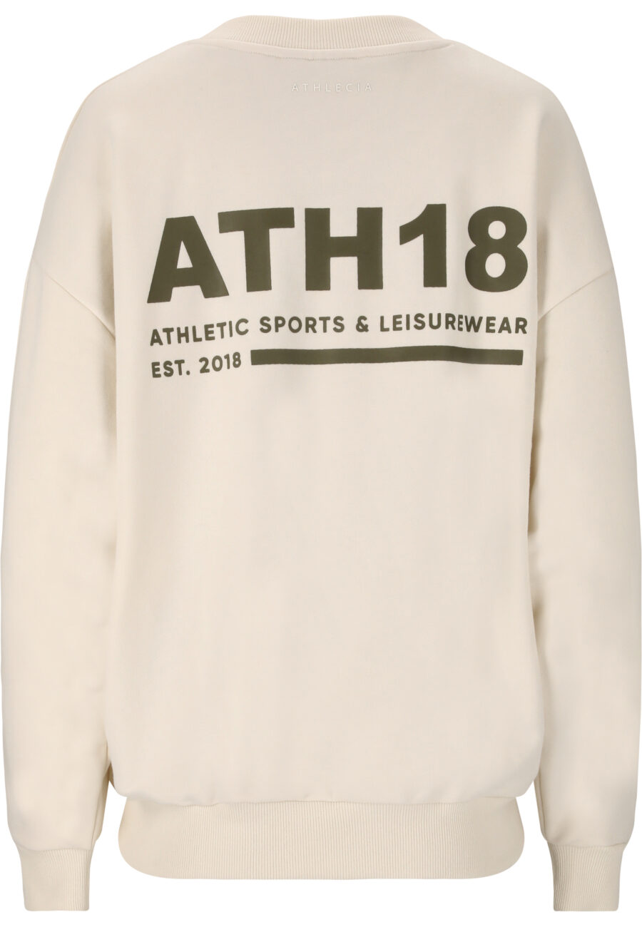 Athlecia Naomi W Crew Neck Sweatshirt, Whisper White - Image 3