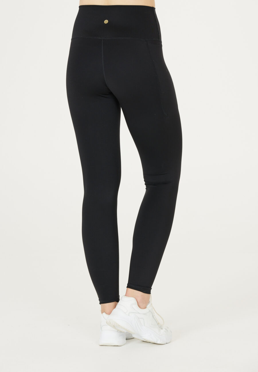 Athlecia Franz W Performance Pocket Leggings, Black - Image 2