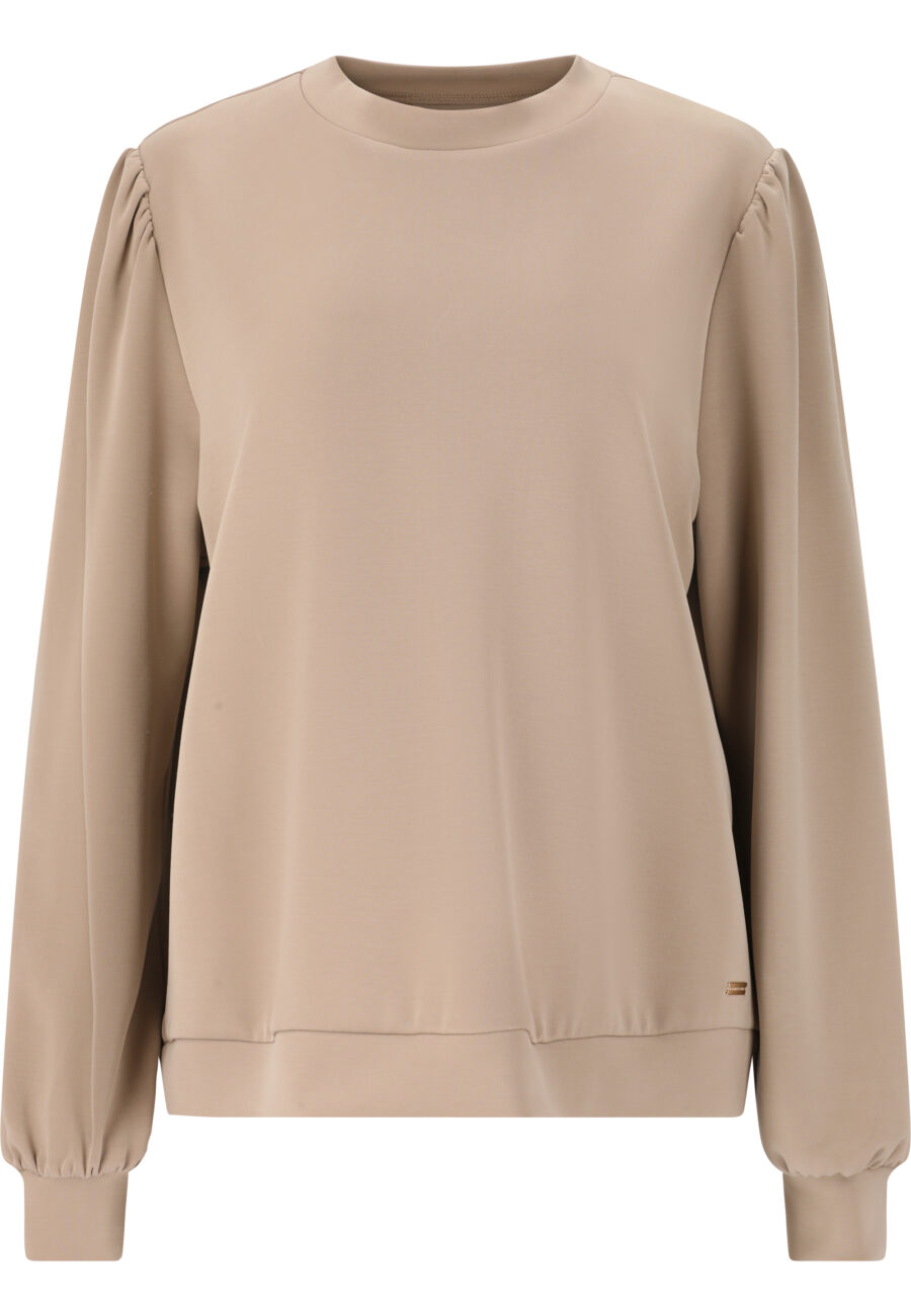 Athlecia Jillnana V2 Balloon Sleeve Sweatshirt, Pure Cashmere - Image 5