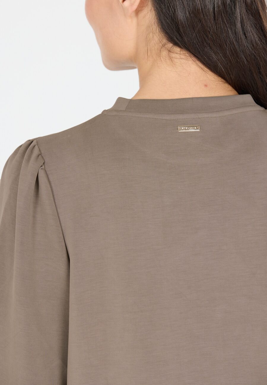 Athlecia Jillnana V2 Balloon Sleeve Sweatshirt, Falcon - Image 4